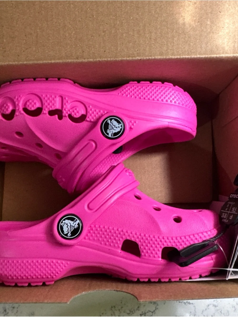 Crocs Kids Pink Baya Clogs - C9 US Size